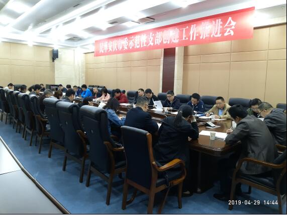 民革安庆市委召开示范性支部创建工作推进会