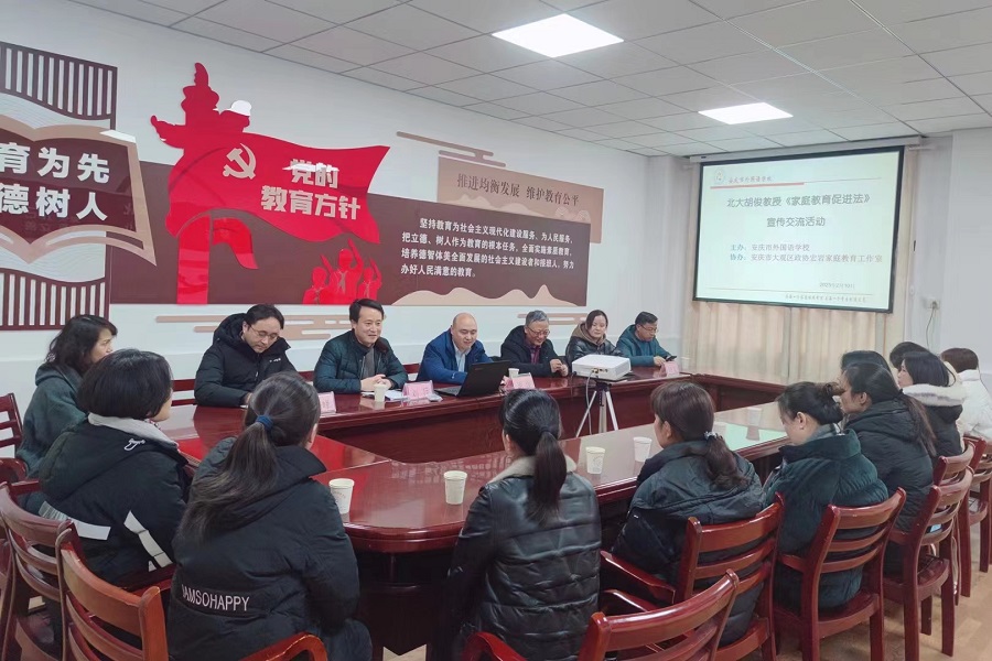 安庆民革党员组织开展《家庭教育促进法》宣传交流活动