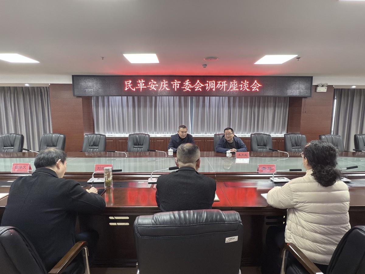 民革安庆市委会赴高新区税务局开展党员思想工作专题调研
